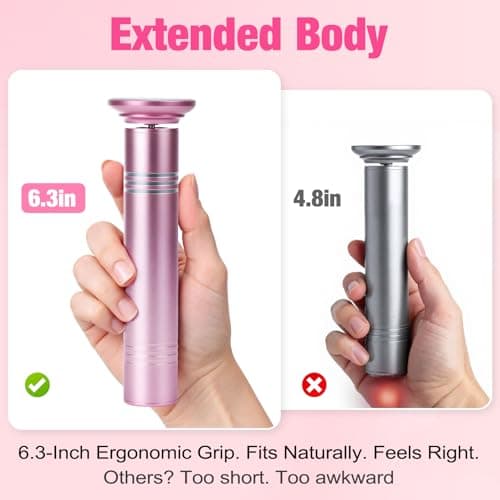 Electric Feet Callus Remover,Electric Foot Files for Men & Women,Pedicure Tool for Feet Dead Skin,Good Gift for Any Occasion,Professional Callus Remover with a Mini,Portable,Lightweight Design (Pink) - Thumbnail 4