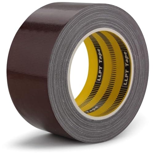 LLPT Duct Tape Dark Brown Premium Grade 2.36 Inches x 108 Feet Heavy Duty Easy Tear Strong Adhesive for Moving Packing Color Coding Art Craft DIY Projects Repair (DT254) - Image 1