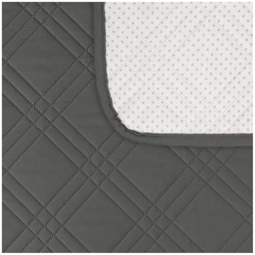 Eusalioy 100% Waterproof Couch Cover for Dogs, Washable Anti-Slip Sofa Cover with Elastic Straps & Side Pockets, Quilted Furniture Protector for Kids & Pets (3 Cushion 68", Dark Grey) - Thumbnail 4