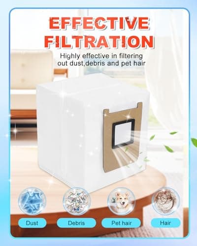 DR DAPPER 8 Pack Dust Bags,Compatible with Eufy E28 Omni/E25 Omni Robot Vacuum,3L Large Capacity,Heavy-Duty-Resistant Design E28Omni /E25 Omni Vacuum Bags - Thumbnail 6