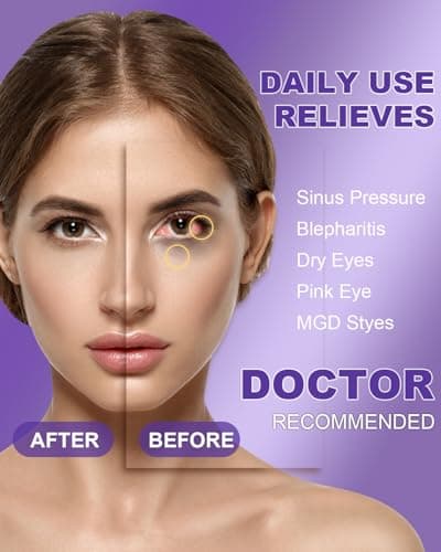 30 Packs Steam Eye Mask Lavender,Warm Compress for Dry Eyes Sleep Mask,Hot Auto Heated Eye Masks Relaxing Items for Women Moist Heat Soothing Eye Fatigue,Disposable Eye Mask for SPA Essentials - Thumbnail 2