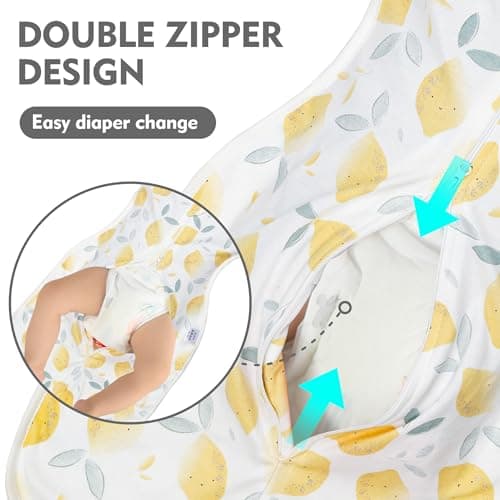 ANYEDDE Baby Swaddle Sleep Sacks 6-9 Months - Transitional Swaddles Bag with Arms Up Design, Newborn Sleep Sack, Nursery Swaddling Blankets, Infants, Breathable Soft - Thumbnail 3