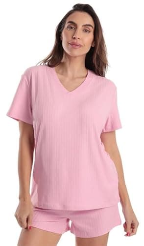 Just Love Womens Pajama Set RL-7032-PNK-S-SIOC - Image 1