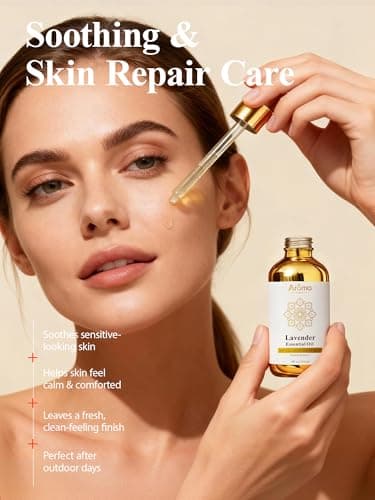 100% Pure Lavender Essential Oil 4 fl oz - Essential Oils for Skin & Diffusers & Home Care, Candle Making, Valentine's Day Gifts for Women - Lavender Essential Oil for Diffuser - Thumbnail 5