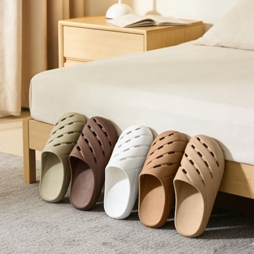 PXPUIQ Breathable slippers - Soft, quick-drying summer slippers with non-slip soles, suitable for indoor and outdoor use, bathrooms, and beach sandals. - Thumbnail 6