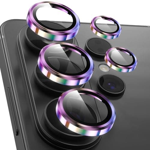YWXTW Camera Lens Protector for Samsung Galaxy S26 Ultra, [5X Stronger] Individual Metal Ring Tempered Glass Camera Cover for Galaxy S26 Ultra Accessories, Anti Scratch, 1 Set