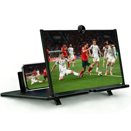 KUVPIUS 18Inch Phone Screen Magnifier, Pull-Out Type Big Screen Magnifier for Cell Phone, Portable Mobile Phone Amplifier for Watching Video and Shows - Image 1