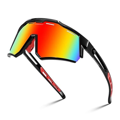 FEISEDY Polarized Sports Sunglasses for Men Women,Teens Baseball Tennis Sunglasses, TR90 Cycling Glasses B4151 - Image 1
