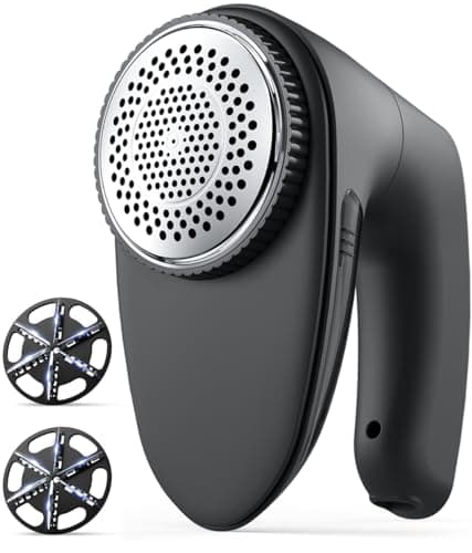 Bymore Fabric Shaver, Lint Shaver for Clothing Furniture Shaver, Sweater Defuzzer Pill Remover Shaver, Lint Remover for Clothing Fuzz-Black - Image 1