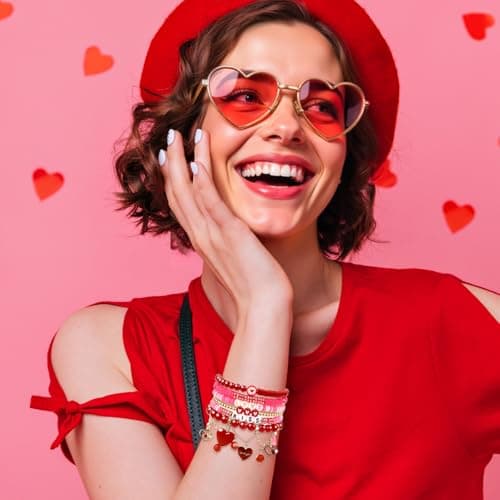 JAPDNK Valentines Day Gifts 2026 for Women, Bracelets for Women, Galentines Day Gifts for Lover Her - Thumbnail 2