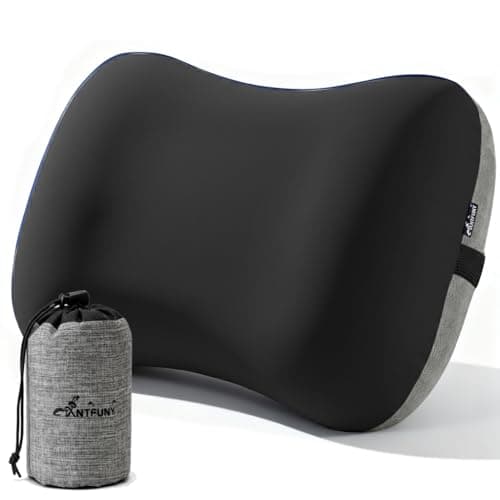 Inflatable Neck Pillow for Travel Camp Beach Small Ultralight Air Blow Up Kilos Gear Tanning Accessories Airplane Seat Cushion Lab Long Flight Essentials Plane Flying Oversea Business Airline Umrah