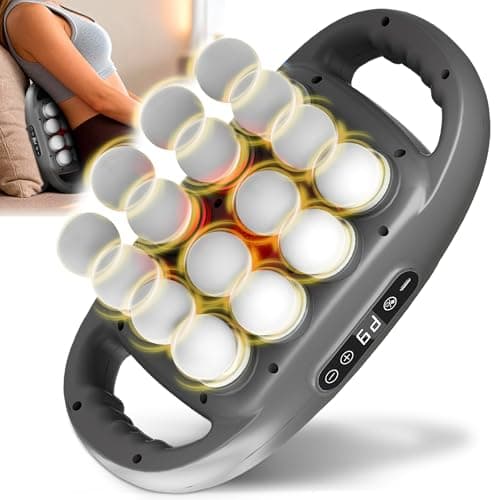 Binxalin 16 Head Massage Gun Deep Tissue, Percussion Massager for Muscle Relief, 9 Speeds & 9 Intensities Muscle Massage Gun for Shoulders, Waist, Legs, Athletes & Office Staff - Image 1