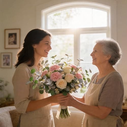 siqifloral 4PCS 24" Silver Gold Artificial Eucalyptus Stems – Metallic Faux Eucalyptus Leaves for Christmas Table Centerpiece, Holiday Vase Decoration & Home Decor - Thumbnail 3