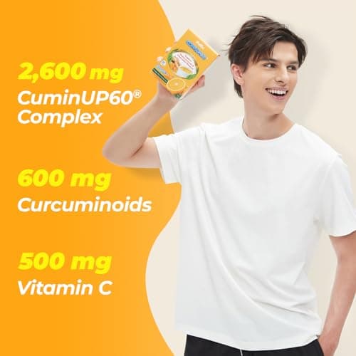 PureBotan Turmeric Curcumin Drink Powder, Turmeric Immunity Shots with Vitamin C, Orange Flavor Instant Drink Mix Packets, High Absorption Curcumin Complex CuminUP60, Immune & Joint Support Supplement - Thumbnail 6