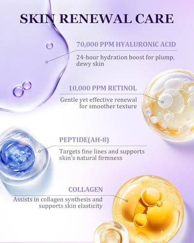 Neck Firming Cream for Tightening | Anti-Aging Face Moisturizer for Women | 1% Retinol + 7% Hyaluronic Acid for Firming & Wrinkle Reduction | Day & Night Use for Neck & Décolleté, 1.7 Fl Oz - Thumbnail 3