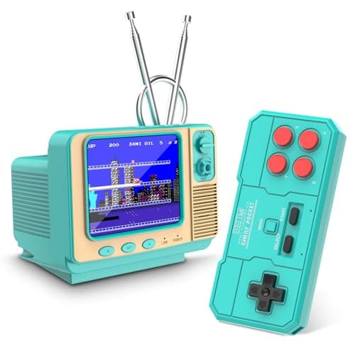Retro Handheld Game Console - GV300S JALECO+168 Classic Games Mini TV Style with 3.0 Inch IPS Screen, Save Search, Support 2-Player & Dual Console Type-C Link