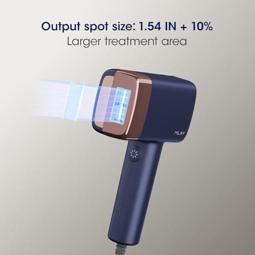 MLAY T14 Hair Removal Device, 0.5s/flash, 20J High Energy IPL Hair Removal Device with ice-Cooling System, 5 Energy Levels, Hair Removal Device Can Be Used All Over the Body +1*bikini HR + 1* Face HR - Thumbnail 5