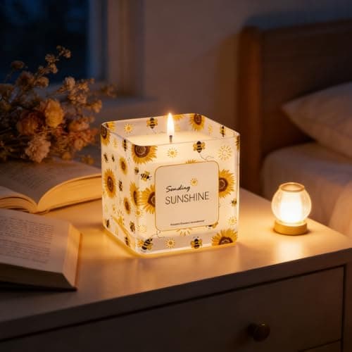 Sunflower Gift Baskets for Women, Sending Sunshine Unique Birthday Cheer Up Self Care Package, Get Well Soon Spa Gifts Set - Thinking of You Gift for Lover, Her, Girls, Women, Sister, Mom - Thumbnail 6