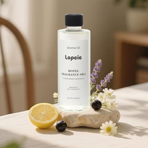 Lopeie Hotel Diffuser Oil Inspired by Luxury Hotel Scent, Premium Fragrance Oil, Essential Oil Blends with Lemon, Lavender Notes for Ultrasonic Diffusers, Waterless Diffusers & DIY Crafts – 250 mL - Thumbnail 2