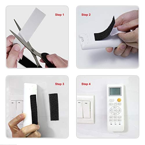 16.5Ft x 1 Inch Self Adhesive Strips, Heavy Duty Strong Back Sticky Fastening Tape,Nylon Fabric Fastener Mounting Tapes for Sewing, Crafting,DIY- Indoor or Outdoor Use (Black) - Thumbnail 5