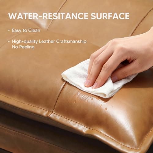 HOMVIMI Barstools with Double Cushion Comfortable Seating, Modern Bar Stools Set of 1 with Footrest, Counter Height Bar Chairs, Easy Assembly, for Kitchen Island, Bar, Counter(Brown) - Thumbnail 4