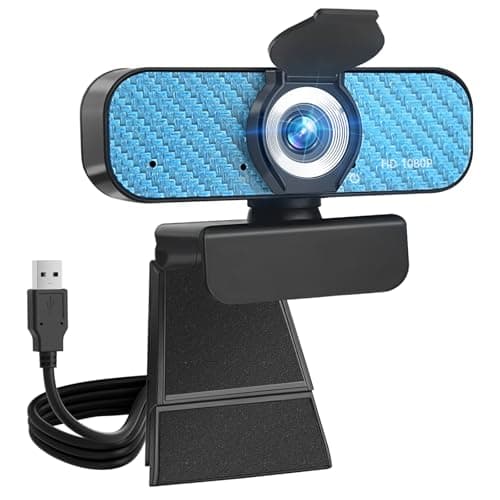 VDOR Webcam 1080P for Online Learners: Lag-Free Video & Built-in Mic for Zoom Class | Portable Design Fixed Focus USB Camera - Image 1