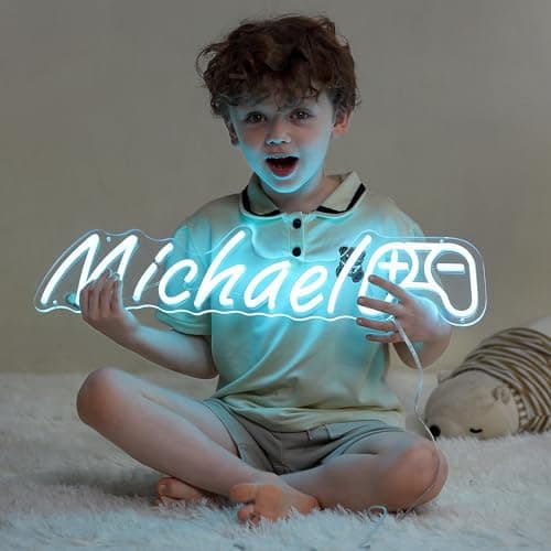 Klampo Custom Neon Signs, Personalized Neon Name Sign