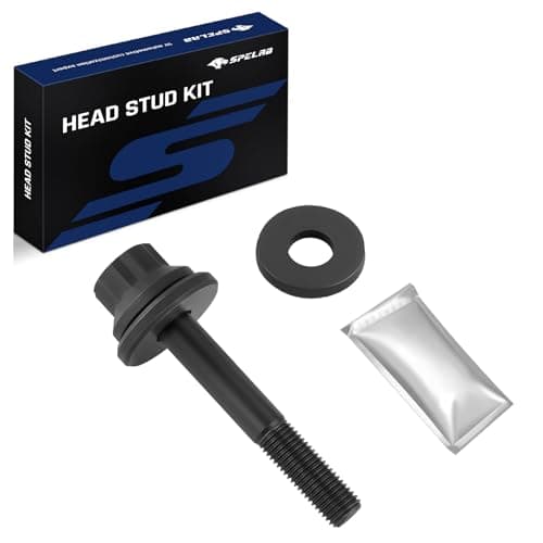 SPELAB Harmonic Balancer Damper Bolt Compatible with Chevrolet, Compatible with GM GEN III IV LS 4.8-6.2L, Balancer Bolt & Assembly Lubricant