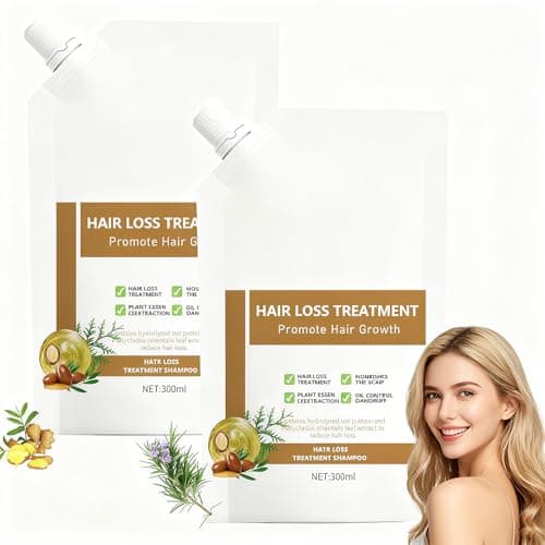 300ml Anti-Hair Fall Hair Loss Shampoo - Promote Hair Growth, Enriched with Multiple Plant Extracts, Suitable for All Hair Types (2 Bottle) - Image 1