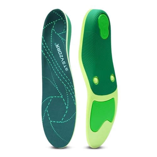 STSVZORR 210 lbs+ Metatarsalgia Insole Plantar Fasciitis Relief Pain Arch Support Insert Men Women Orthotic Flat Feet Heel Spur Comfort Standing All Day, Work Boot Shoe Insole, Size 12-305MM - Thumbnail 2