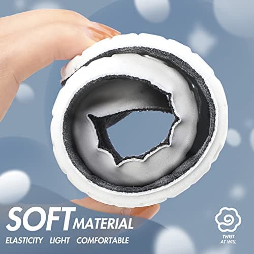 XINIFOOT 3 Pairs Premium Comfort Shoe Replacement Insole, Shock Absorption Elastic Cushion Inserts, Breathable Shoe Inner Soles for Women Gray - Thumbnail 6