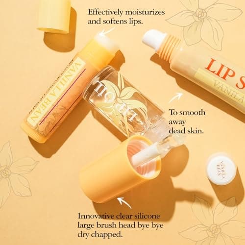 Lip Balm, Scrubs, Plumping Oil 3-in-1 Lips Care Set | Exfoliate, Hydrate & Heal Cracks Effectively Moisturizes Lip Clear Repairs Dry Lips Skincare Gift Kit (PEPPERMINT) - Thumbnail 2