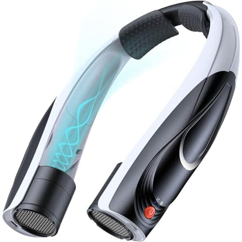Tenvolti Portable Neck Fan - 6000mAh Rechargeable Personal Fan with 6 Speeds, 360° Cooling Surround Airflow, 20H Long Battery Life Hands-Free Wearable Fan for Outdoor Travel, Office, and Sports - Image 1