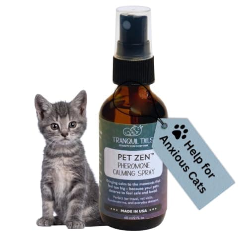 Tranquil Tails Pet Zen Pheromone Calming Spray for Cats, 2 oz - Image 1