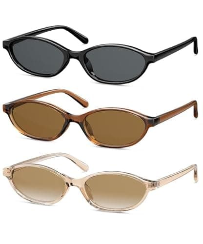 OUKEMAX Retro Cat Eye Sunglasses for Women – UV400 Protection, Lightweight Square Frame Shades for Travel, Driving, and Everyday Style - Image 1