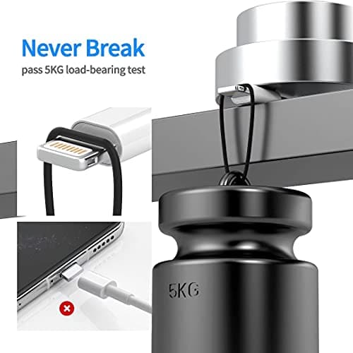 iPhone Charger [Apple MFi Certified], 2Pack 6ft Fast Lightning Cable for Long Cord, Apple Charging Cord for iPhone 12/11 Pro/11/XS MAX/XR/8/7/6s/6/5S/SE iPad/Air Original - Thumbnail 3