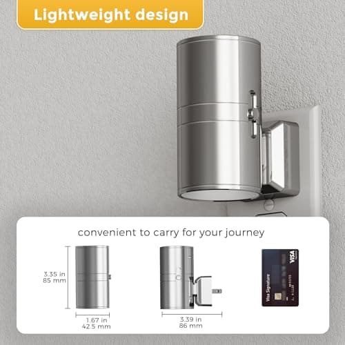 L LOHAS LED Night Light, Automatic Night Lights Plug into Wall, 2 Pack Nightlights With Light Sensor, 3000K Soft White 0-100LM Dimmable Modern Nightlight for Kids Bedroom Hallway - Thumbnail 3