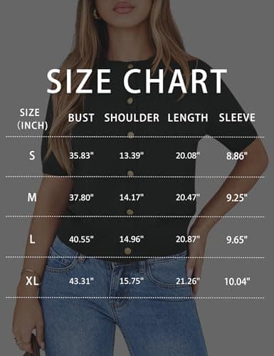 Kistore Womens Casual Summer Short Sleeve Sweater Cardigan Button Down Crew Neck Knitted Crop Cardigan Tops Light Gray Medium - Thumbnail 6