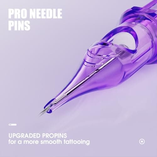 Mast Pro2 Tattoo Needles Cartridges, Pro Needles Pins for Super Aritsts, 20 Count, Disposable Magnum 1207M - Thumbnail 3