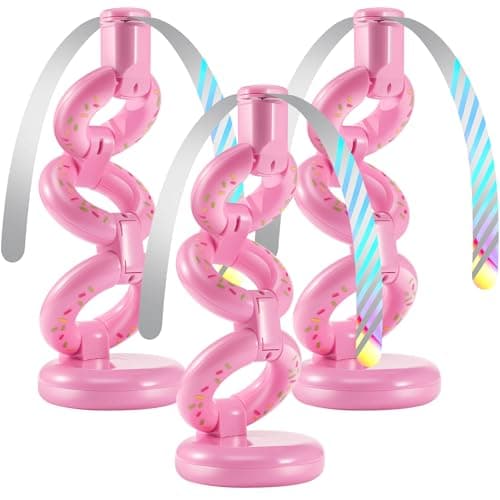 Fly Fans for Tables Fly Repellent Outdoor Keep Flies Away, Flies Spinner Table Top with Holographic Blades, Bug Traps for Picnic, Party, BBQ (Pink) - Image 1