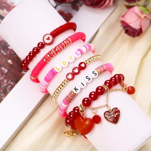 JAPDNK Valentines Day Gifts 2026 for Women, Bracelets for Women, Galentines Day Gifts for Lover Her - Thumbnail 4