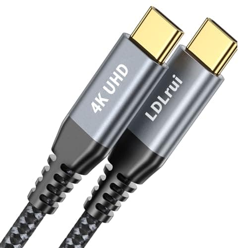LDLrui USB C Cable 3ft, USB C 3.2 Gen 2 Cable 10Gbps Data Transfer, 4K Video Output Monitor 100W PD Fast Charging for iPhone 16, MacBook, Dell, LG, KYY, ARZOPA, for Portable Monitor - Image 1