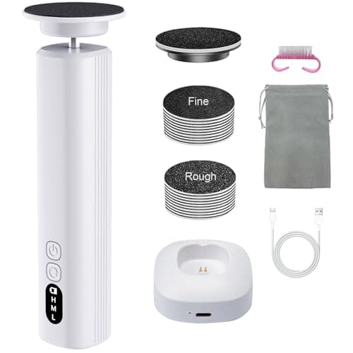 Electric Foot Callus Remover Rechargeable, 6 Speeds Adjustable USB Charging Foot Sander, Portable Electric Foot File Professional Foot Grinder for Dead Skin & Cracked Heel - Image 1