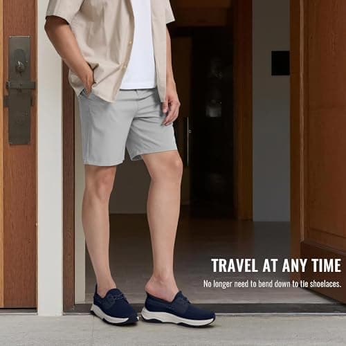 Coostar Slip On Shoes for Men Orthopedic Walking Shoe with Arch Support Hands Free Loafers Casual Navy Size 11 - Thumbnail 6