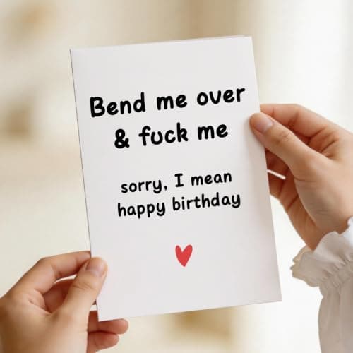 Birthday Gifts for Men Him, Funny Birthday Cards for Men Boyfriend Husband, Unique and Unusual Mens Gifts for Husband, Naughty Gag Couples Gift for Boyfriend, Greeting Cards - Thumbnail 5