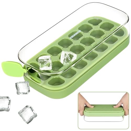 Ice Cube Tray, Easy Release Ice Mold - Silicone 21 pcs Ice Cube Trays for freezer - Ice Box for Cocktail, Tea, Coffee - Image 1