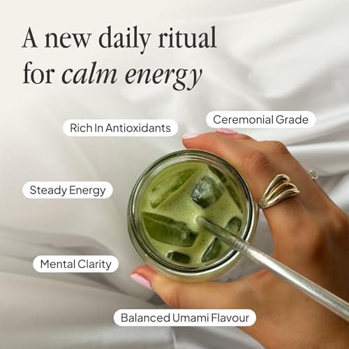 Morning Made 10.6 oz Original Ceremonial Grade Matcha Powder - 60 Servings, Sweetened, USDA Organic - Premium Japanese Green Tea in Resealable Tin - Rich in Antioxidants and Energy Boosting - Thumbnail 3