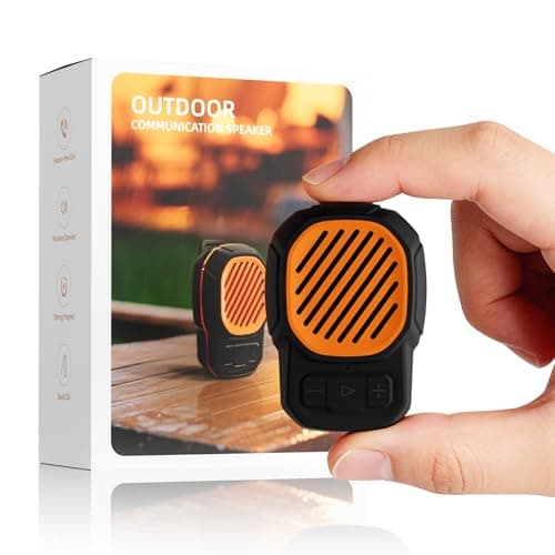 Wearable Bluetooth Speaker, 2.2oz Magnetic Clip on Speaker, IPX6 Waterproof Built-in Mic Clip Speaker, 400mAh Mini Speaker 5.4 Bluetooth, TWS Small Portable Speaker Gifts for Men Women Dad Mother