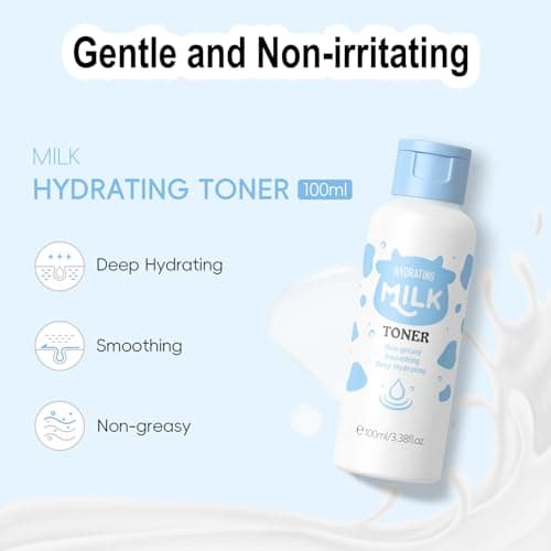 Milk Skincare Set for Kids & Teens, 12 IN 1 Moisturizing & Gentle Milk Skin Care Set For Kids Girl Ages 8-12, Face Care Kit, Skincare For Girls 10-12, All Skin Types - Thumbnail 4