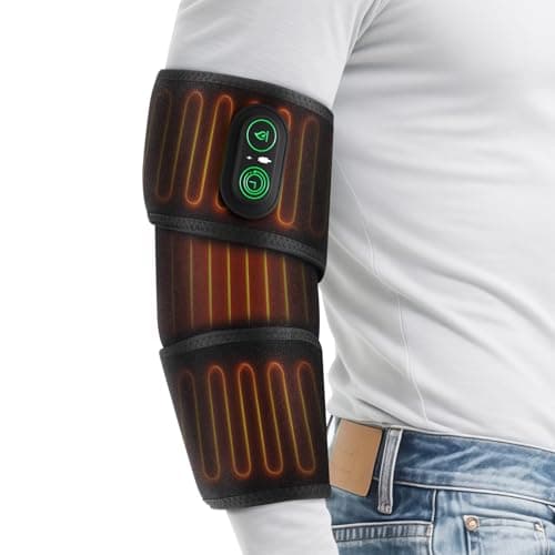 Cordless Elbow Heating Pad for Elbow & Leg Pain Relief, Heated Elbow Brace Wrap Around Wrist Heating Pad for Arm, Wrist, Ankle, Leg and Knee with 3 Heating Levels & Timer - Image 1